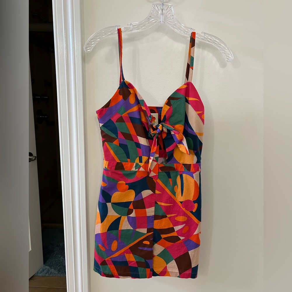 FARM Rio Abstract Romper